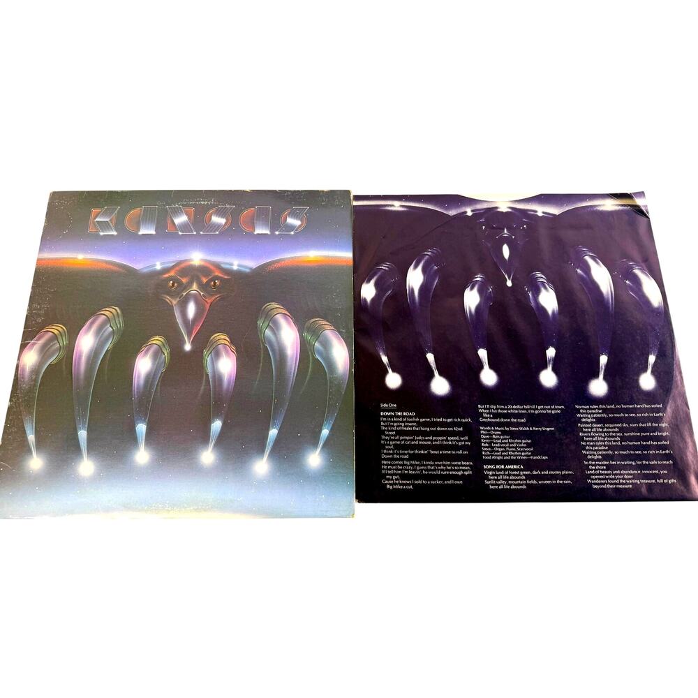 Kansas Song for America 1975 Vinyl Kirshner Pic Sleeve Original Press VG+ - Picture 6 of 10